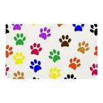 Pawprints-paw-prints-paw-animal Banner and Sign 5  x 3  Front