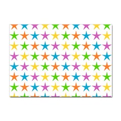 Star-pattern-design-decoration Sticker A4 (10 Pack) by uniart180623