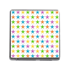 Star-pattern-design-decoration Memory Card Reader (square 5 Slot) by uniart180623