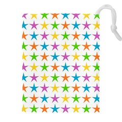 Star-pattern-design-decoration Drawstring Pouch (4xl) by uniart180623