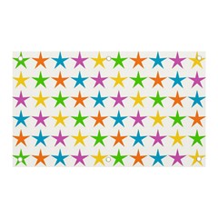 Star-pattern-design-decoration Banner And Sign 5  X 3  by uniart180623