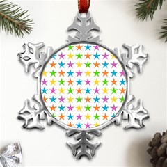 Star-pattern-design-decoration Metal Small Snowflake Ornament by uniart180623