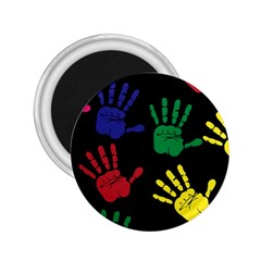 Handprints-hand-print-colourful 2 25  Magnets by uniart180623