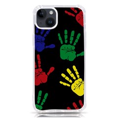 Handprints-hand-print-colourful Iphone 14 Plus Tpu Uv Print Case by uniart180623