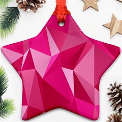 Pattern Halftone Geometric Star Ornament (two Sides) by uniart180623