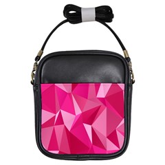 Pattern Halftone Geometric Girls Sling Bag by uniart180623