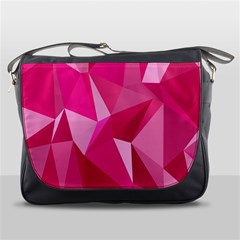 Pattern Halftone Geometric Messenger Bag by uniart180623