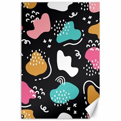 Art Pattern Design Background Print Canvas 24  X 36 