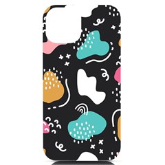 Art Pattern Design Background Print Iphone 14 Black Uv Print Case