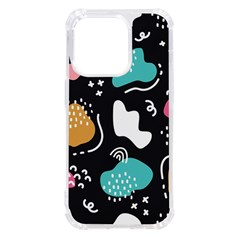 Art Pattern Design Background Print Iphone 14 Pro Tpu Uv Print Case