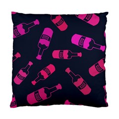 Wine Bottles Background Graphic Standard Cushion Case (two Sides) by uniart180623