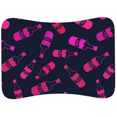 Wine Bottles Background Graphic Velour Seat Head Rest Cushion by uniart180623