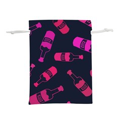 Wine Bottles Background Graphic Lightweight Drawstring Pouch (m) by uniart180623