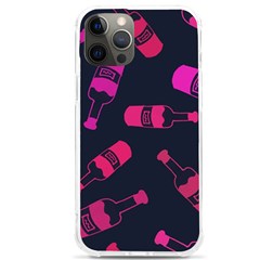 Wine Bottles Background Graphic Iphone 12 Pro Max Tpu Uv Print Case by uniart180623