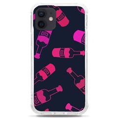 Wine Bottles Background Graphic Iphone 12 Mini Tpu Uv Print Case	 by uniart180623