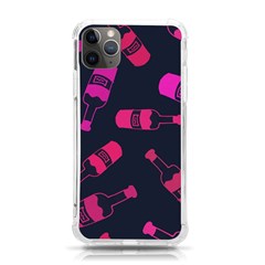 Wine Bottles Background Graphic Iphone 11 Pro Max 6 5 Inch Tpu Uv Print Case by uniart180623