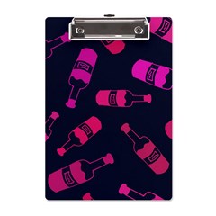 Wine Bottles Background Graphic A5 Acrylic Clipboard by uniart180623