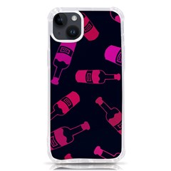 Wine Bottles Background Graphic Iphone 14 Plus Tpu Uv Print Case by uniart180623