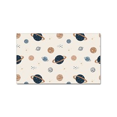 Space Planets Art Pattern Design Wallpaper Sticker Rectangular (10 Pack) by uniart180623