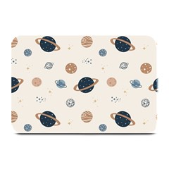 Space Planets Art Pattern Design Wallpaper Plate Mats by uniart180623