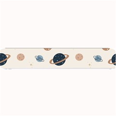 Space Planets Art Pattern Design Wallpaper Small Bar Mat by uniart180623