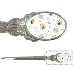 Bee Art Pattern Design Wallpaper Background Print Letter Opener