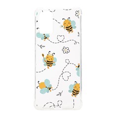 Bee Art Pattern Design Wallpaper Background Print Samsung Galaxy S20plus 6 7 Inch Tpu Uv Case by uniart180623