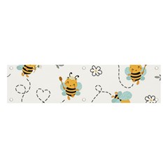 Bee Art Pattern Design Wallpaper Background Print Banner and Sign 4  x 1 