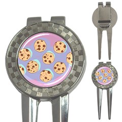 Cookies Chocolate Chips Chocolate Cookies Sweets 3-in-1 Golf Divots by uniart180623