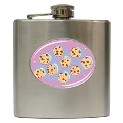 Cookies Chocolate Chips Chocolate Cookies Sweets Hip Flask (6 Oz) by uniart180623