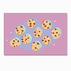 Cookies Chocolate Chips Chocolate Cookies Sweets Postcards 5  X 7  (pkg Of 10) by uniart180623