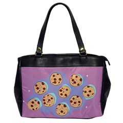 Cookies Chocolate Chips Chocolate Cookies Sweets Oversize Office Handbag by uniart180623