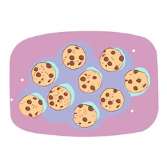 Cookies Chocolate Chips Chocolate Cookies Sweets Mini Square Pill Box by uniart180623