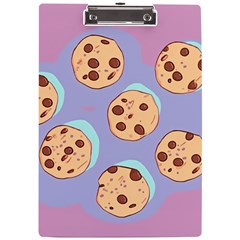 Cookies Chocolate Chips Chocolate Cookies Sweets A4 Acrylic Clipboard by uniart180623