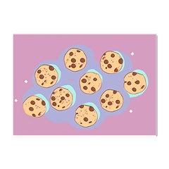 Cookies Chocolate Chips Chocolate Cookies Sweets Crystal Sticker (a4) by uniart180623