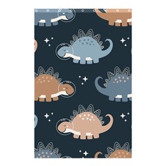 Dino Art Pattern Design Wallpaper Background Shower Curtain 48  X 72  (small) 