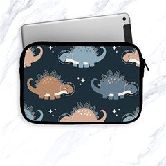 Dino Art Pattern Design Wallpaper Background Apple Ipad Mini Zipper Cases by uniart180623