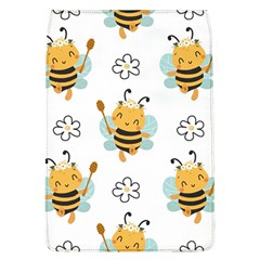 Art Bee Pattern Design Wallpaper Background Removable Flap Cover (l) by uniart180623