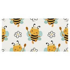 Art Bee Pattern Design Wallpaper Background Banner And Sign 6  X 3  by uniart180623