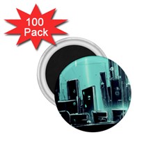 Buildings City Urban Destruction Background 1 75  Magnets (100 Pack)  by uniart180623