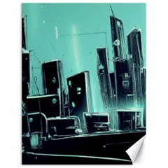 Buildings City Urban Destruction Background Canvas 18  X 24  by uniart180623