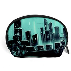 Buildings City Urban Destruction Background Accessory Pouch (large) by uniart180623