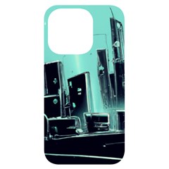 Buildings City Urban Destruction Background Iphone 14 Pro Black Uv Print Case by uniart180623