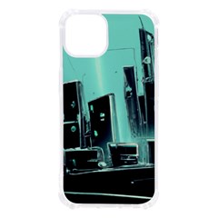 Buildings City Urban Destruction Background Iphone 13 Tpu Uv Print Case by uniart180623