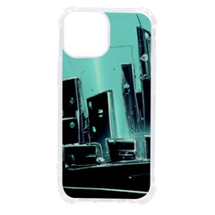 Buildings City Urban Destruction Background Iphone 13 Mini Tpu Uv Print Case by uniart180623