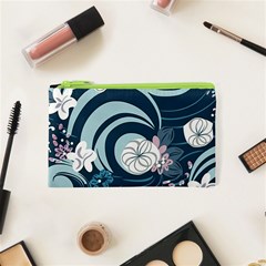 Flowers Pattern Floral Ocean Abstract Digital Art Cosmetic Bag (xs) by uniart180623