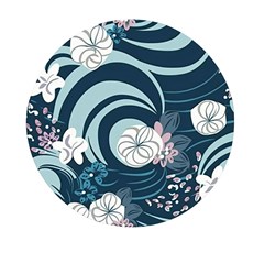 Flowers Pattern Floral Ocean Abstract Digital Art Mini Round Pill Box (pack Of 5) by uniart180623