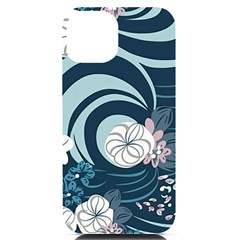 Flowers Pattern Floral Ocean Abstract Digital Art Iphone 14 Black Uv Print Case