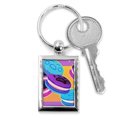 Cookies Chocolate Cookies Sweets Snacks Baked Goods Food Key Chain (rectangle) by uniart180623