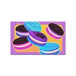 Cookies Chocolate Cookies Sweets Snacks Baked Goods Food Sticker Rectangular (10 pack) Front